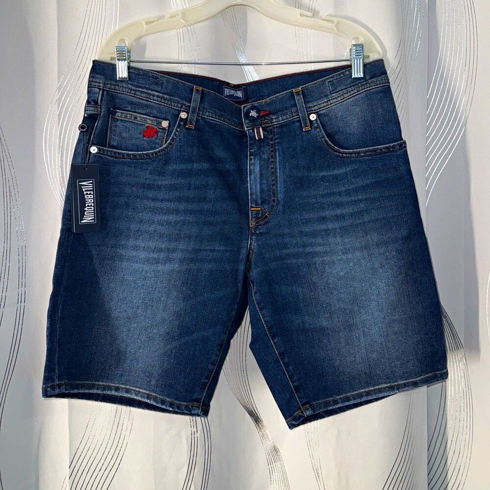 Vilebrequin Men’s Blue Denim Shorts Size 36